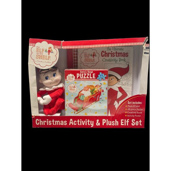 The Elf On The Shelf Christmas Activity And Plush Elf Set - Picture 1 of 4